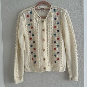 Cream Vintage Cardigan (Broadway)